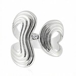 Bague en argent et Diamant SI1 (G) (Annette)