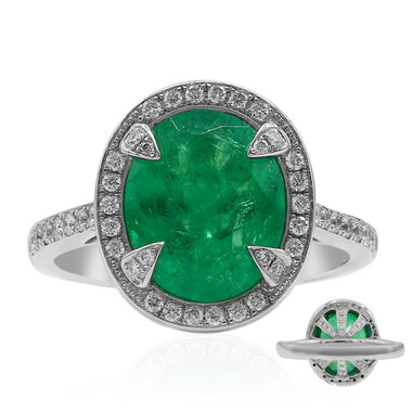 Kolumbianischer Smaragd-Goldring (Estée Collection)