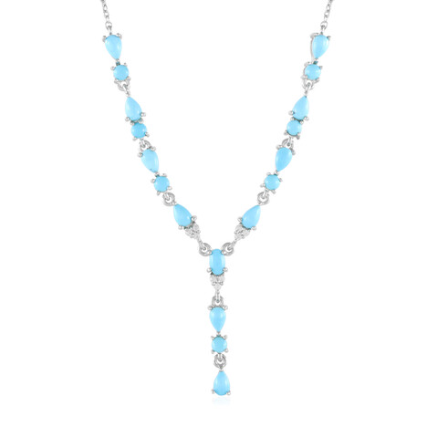 Sleeping Beauty-Türkis-Silbercollier (Faszination Türkis)