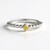 Anello in argento con Diamante Giallo I2