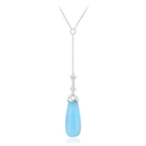 Collana in argento con Quarzo Azzurro