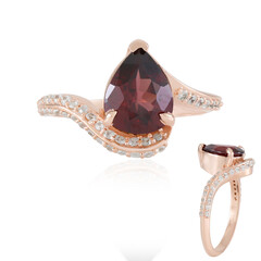Zilveren ring met een roze zirkoon (Adela Silber)