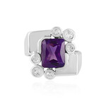 Anillo en plata con Amatista de Siberia (de Melo Essence)