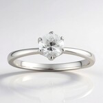 Anello in argento con Zircone