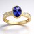 Anello in oro con Tanzanite AAA (CIRARI)