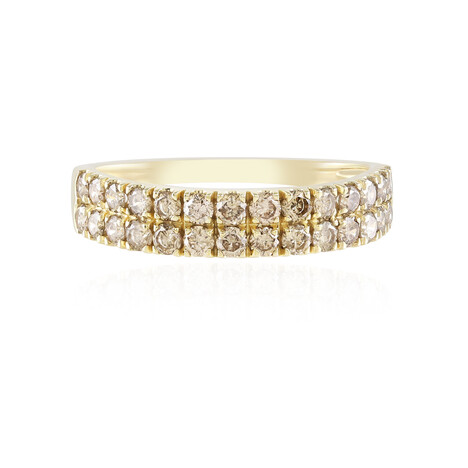 Gouden ring met I2 Champagne Diamanten (de Melo Gold)