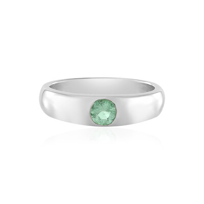 Anello in argento con Smeraldo Colombiano