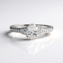 Anello in argento con Danburite