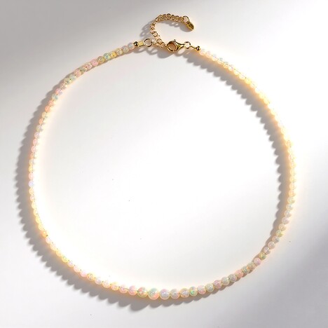 Collana in argento con Opale di Welo