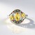 Anello in argento con Berillo Giallo