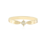 SI2 Schokoladen-Brillant-Goldring