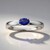 Anello in platino con Tanzanite AAA