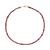 Collar en plata con Espinela roja noble