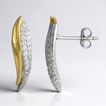 Orecchini in argento con Zircone