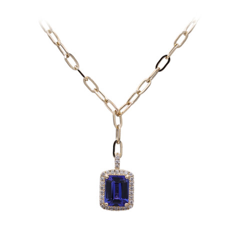 AAA-Tansanit-Goldcollier (CIRARI)