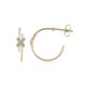 Boucles d'oreilles en or et Diamant I2 (H) (de Melo)