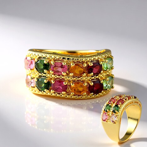 Anello in argento con Tormalina