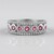 Anello in argento con Tormalina Rosa Nigeriana
