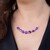 Collana in acciaio inossidabile con Ametista