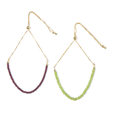 Bracciale in argento con Peridoto