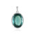 Green Fluorite Silver Pendant