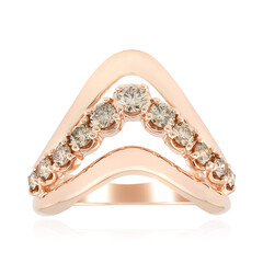 Anillo en oro con Diamante rosa de Francia de Argyle SI1