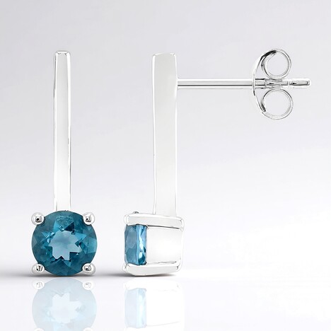 Orecchini in argento con Fluorite Braldu (Pallanova)