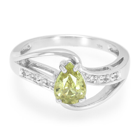 Anillo en plata con Crisoberilo