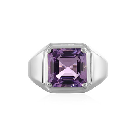 Rose de France Amethyst Silver Ring