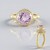 Anello in argento con Kunzite