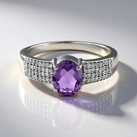 Anello in argento con Quarzo Azur