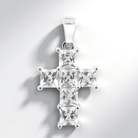 Ciondolo in argento con Danburite