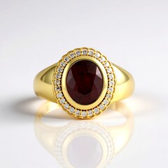 Anello in argento con Zircone Rosa (Adela Silber)