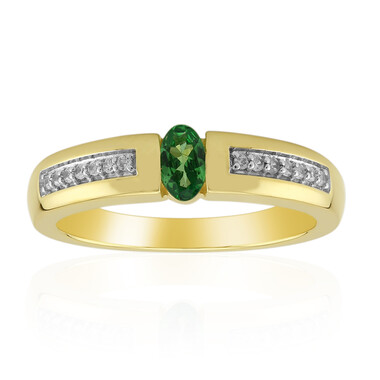 AAA-Kenianischer Tsavorit-Goldring