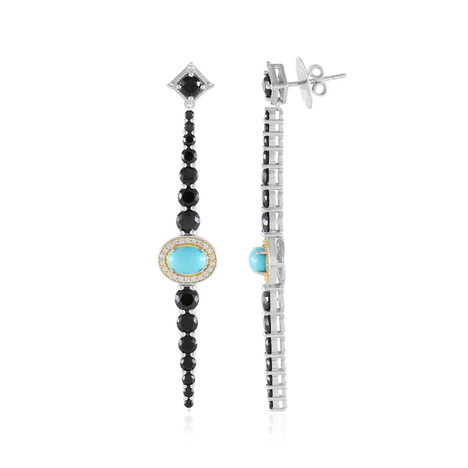 Orecchini in argento con Turchese Sleeping Beauty (Dallas Prince Designs)