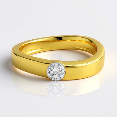 Anillo en oro con Diamante SI1 (G) (Annette)
