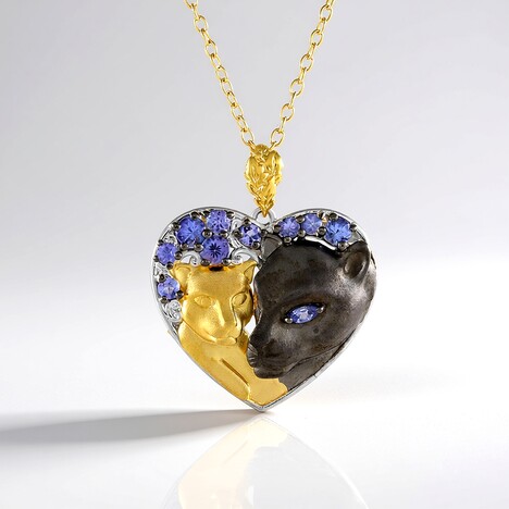Collana in argento con Tanzanite (Gems en Vogue)