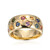 Amethyst Silver Ring (Adela Gold)