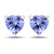 Pendientes en plata con Tanzanita