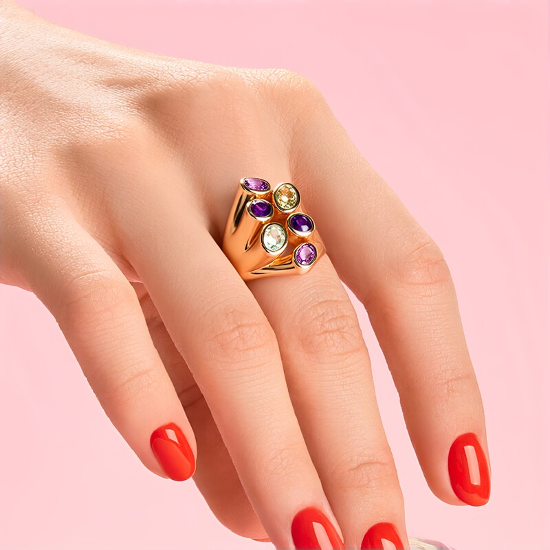 Amethyst-Silberring (KM by Juwelo)