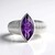 Anello in argento con Ametista Siberiana (de Melo Essence)