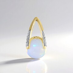 Ciondolo in argento con Opale di Welo (de Melo Essence)