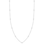Naszyjnik z białego złota - Diament I2 (H)  (de Melo Gold)