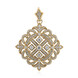 14K SI1 (G) Diamond Gold Pendant (Annette)