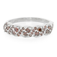 Fancy-Diamant-Silberring