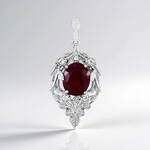 Ciondolo in argento con Rubino del Madagascar