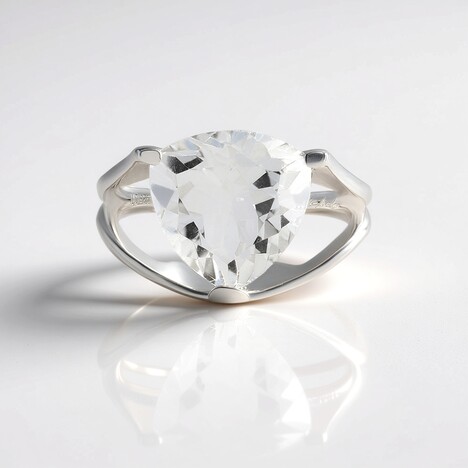 Anello in argento con Quarzo Bianco (de Melo Essence)