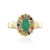 Zilveren ring met een Socoto smaragd