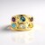 Anello in argento con Ametista Verde (de Melo Essence)