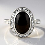 Anello in argento con Pietersite